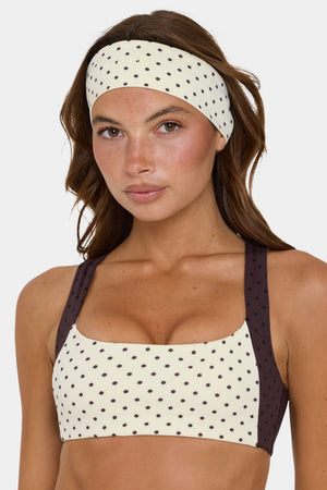 Soft Active Headband in Cookie Butter