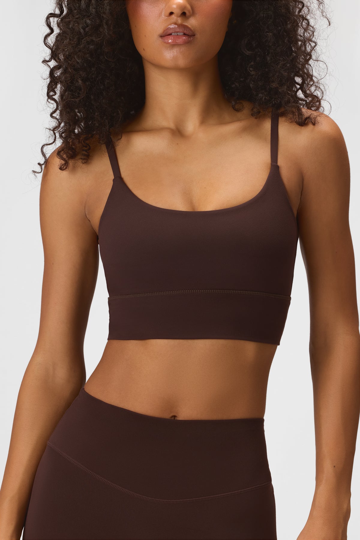 Soft Active High-Impact Bra in Espresso