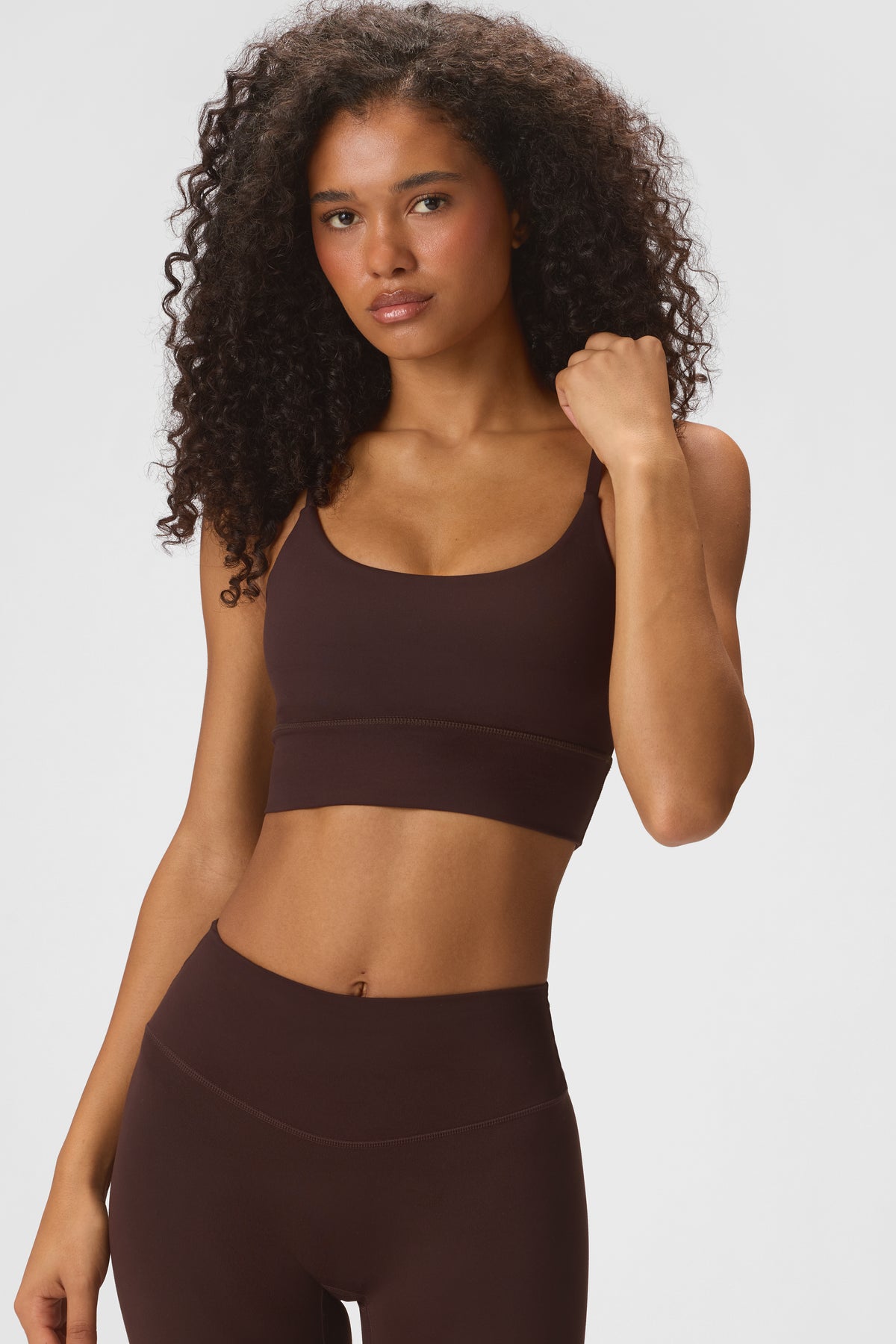 Soft Active High-Impact Bra in Espresso