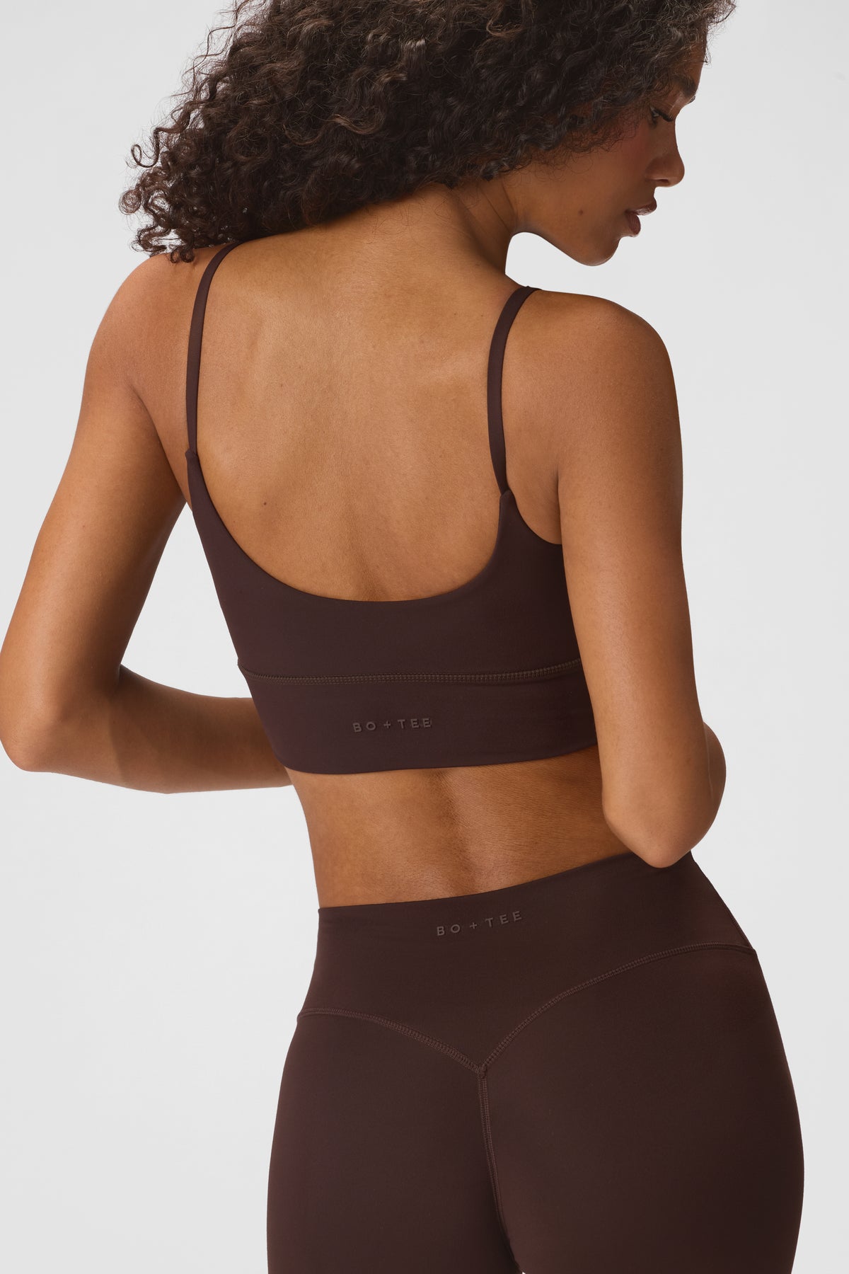 Soft Active High-Impact Bra in Espresso