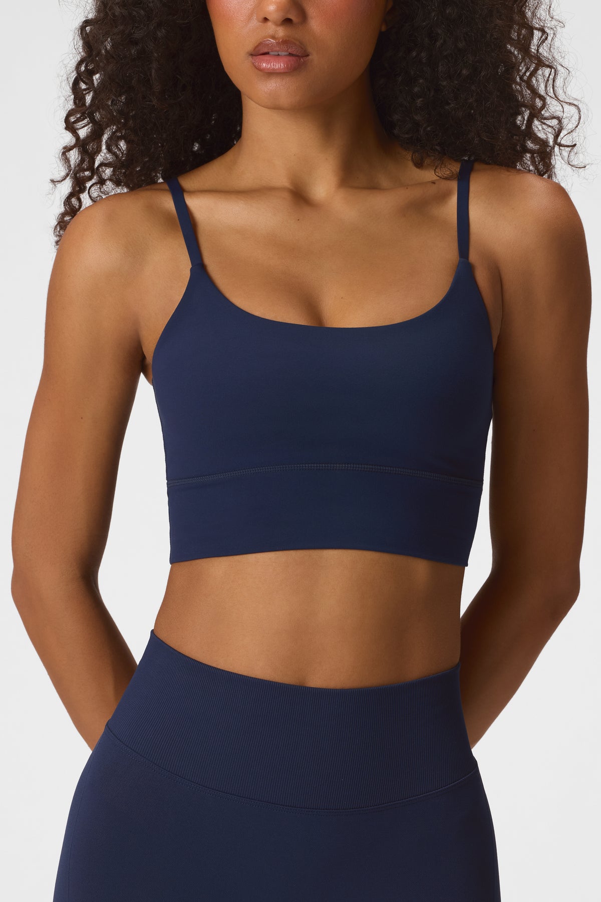 Soft Active High-Impact Bra in Midnight Navy