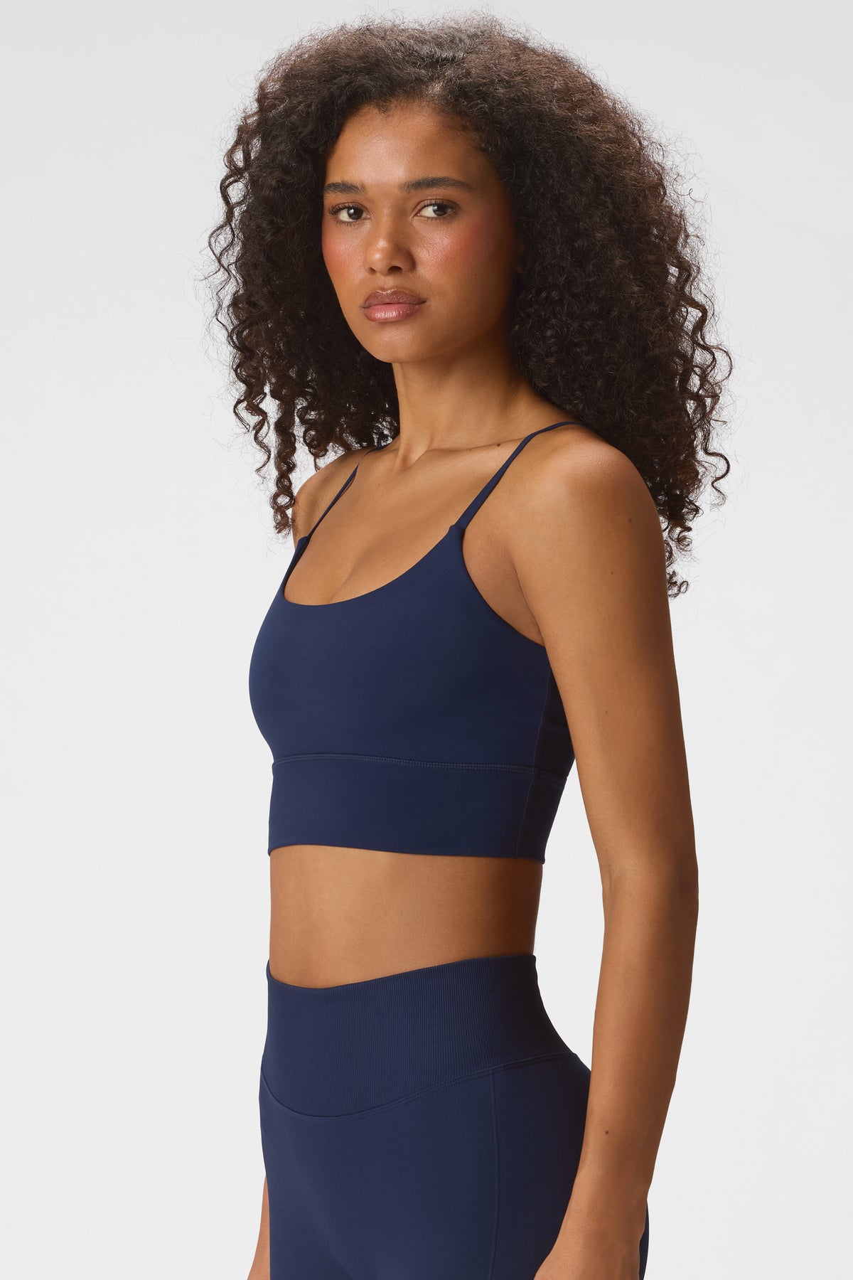 Soft Active High-Impact Bra in Midnight Navy