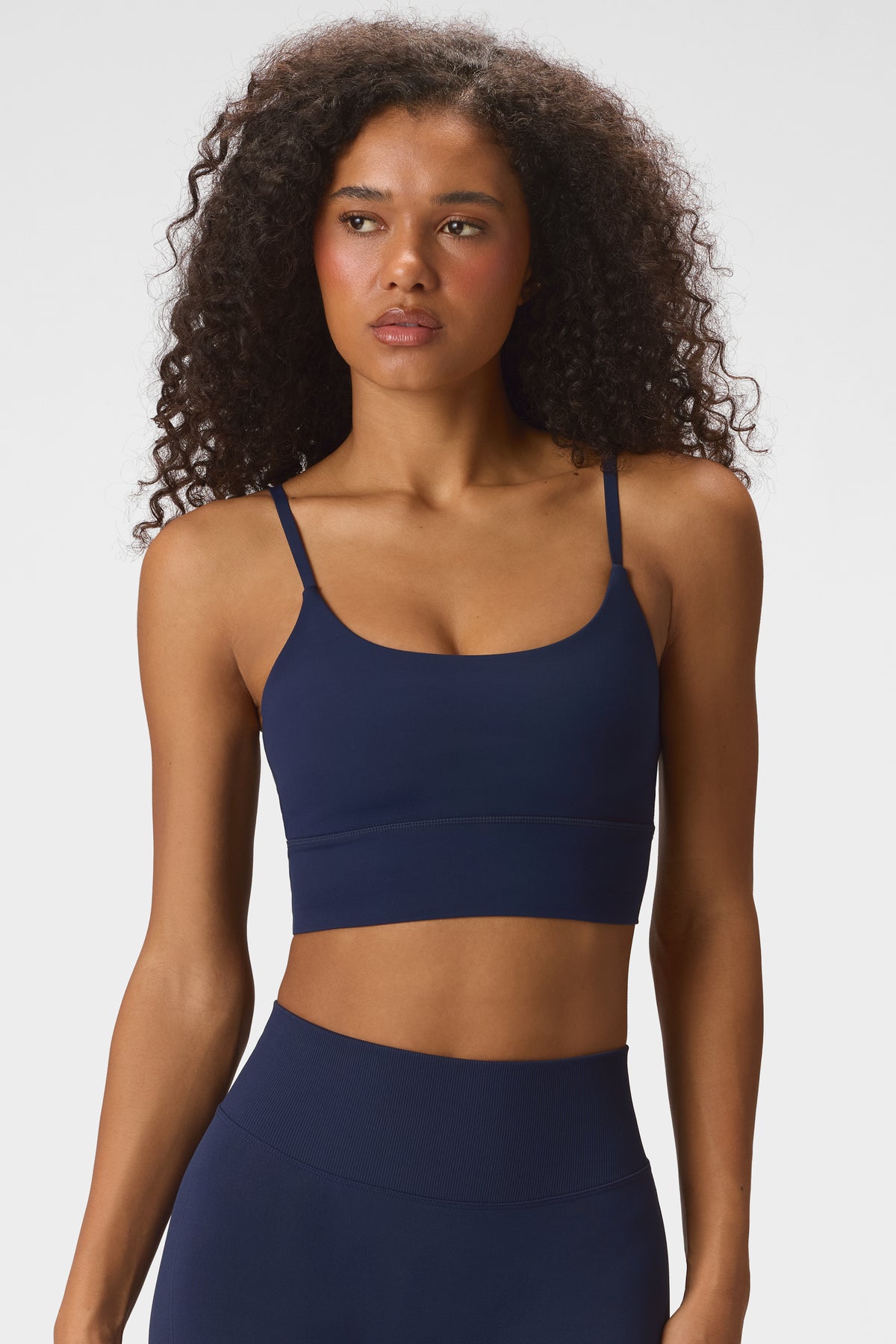 Soft Active High-Impact Bra in Midnight Navy