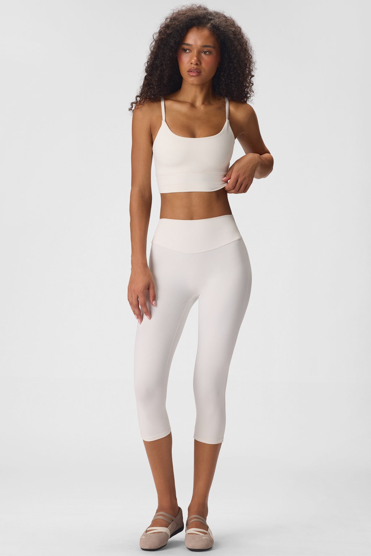 Soft Active High-Impact Bra in Vanilla