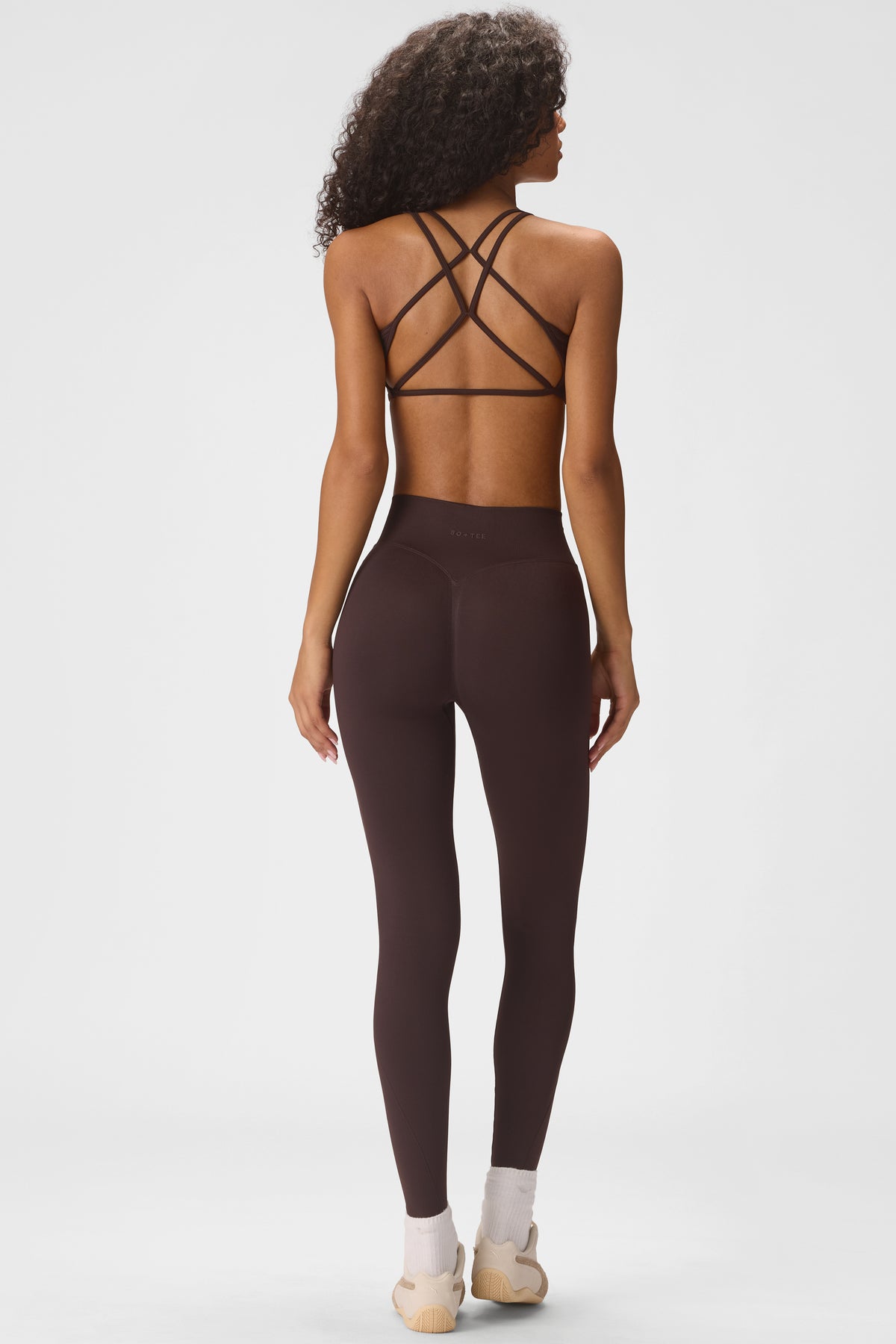 Soft Active Low-Impact Sports Bra in Espresso