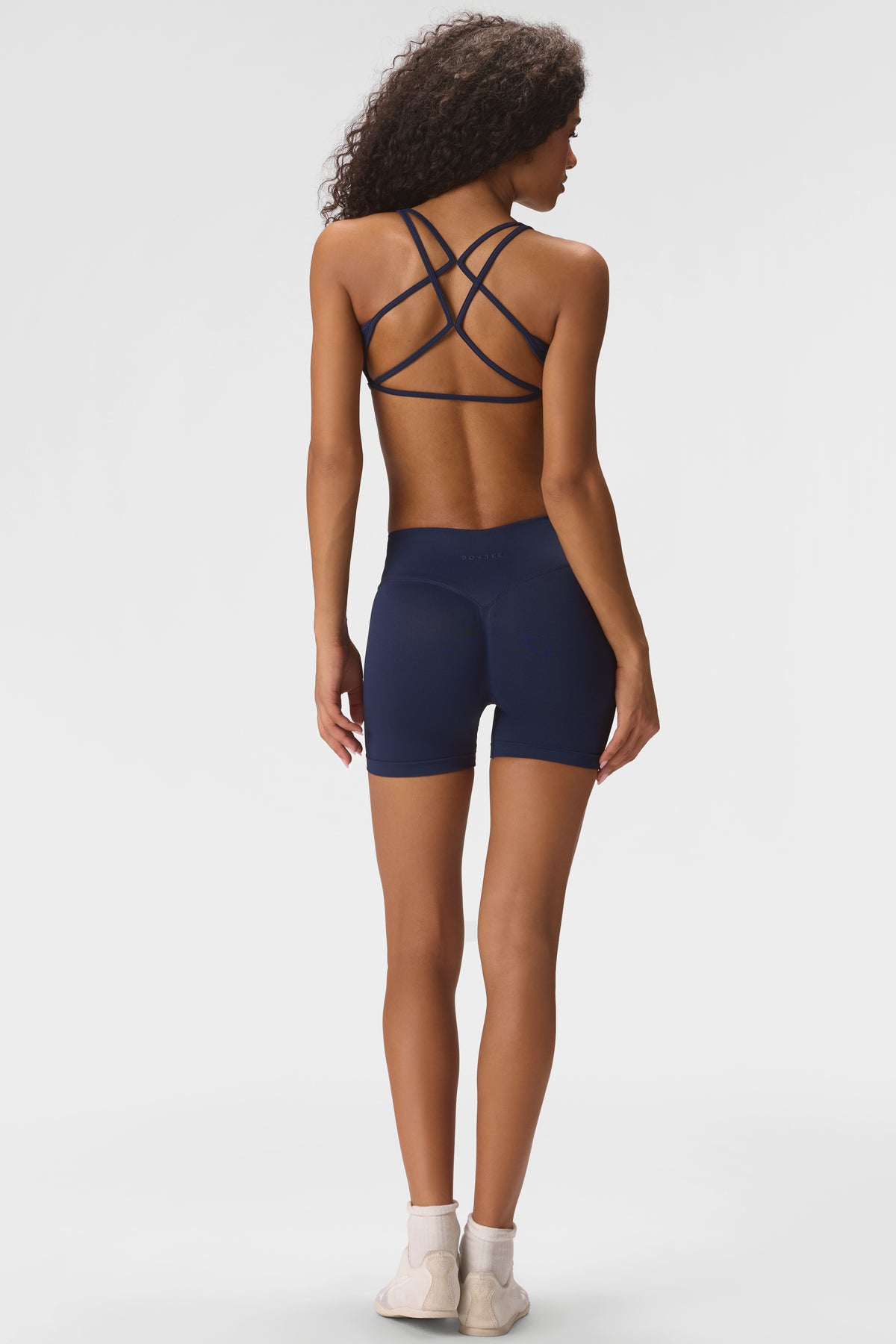Soft Active Low-Impact Sports Bra in Midnight Navy