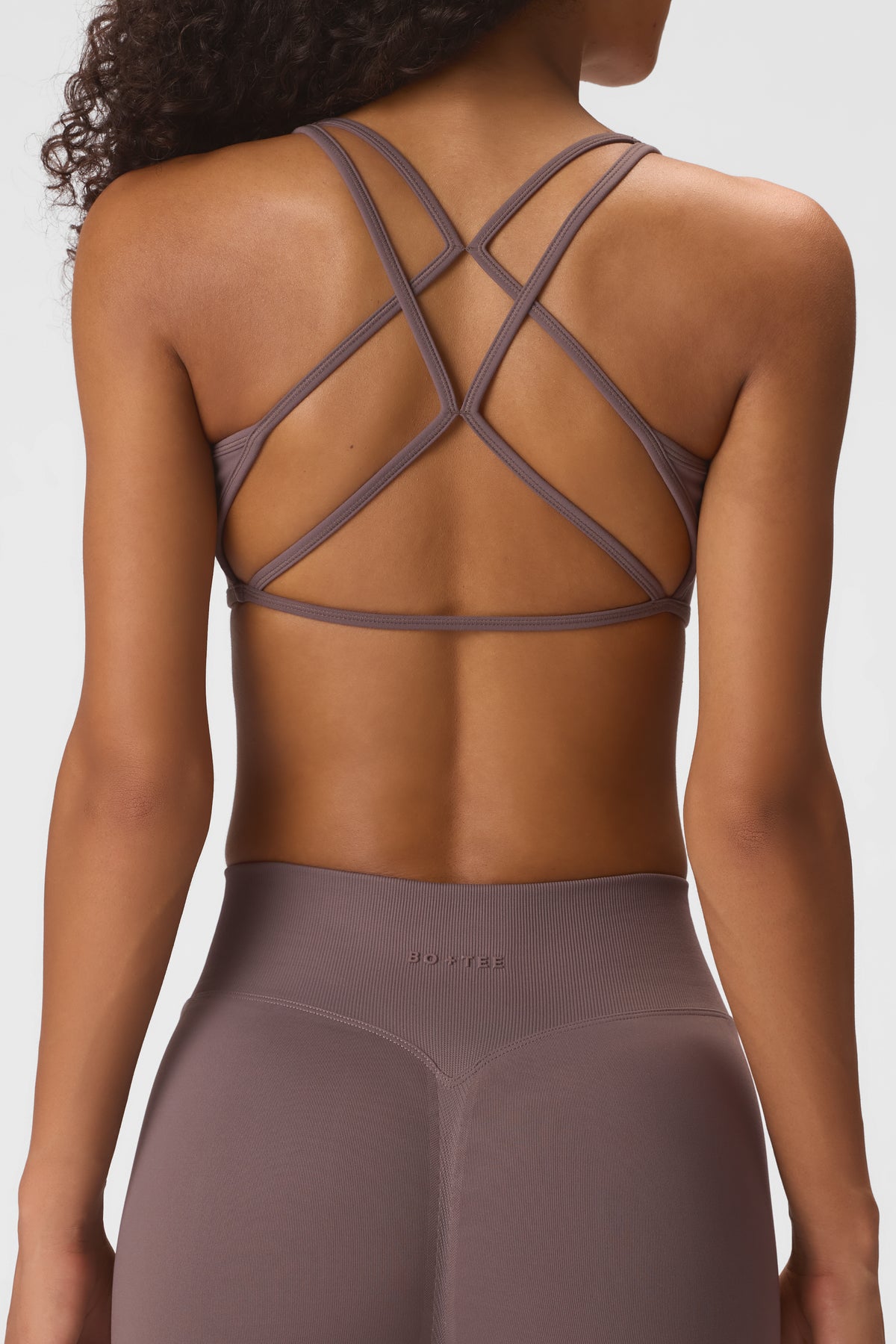 Soft Active Low-Impact Sports Bra in Stone
