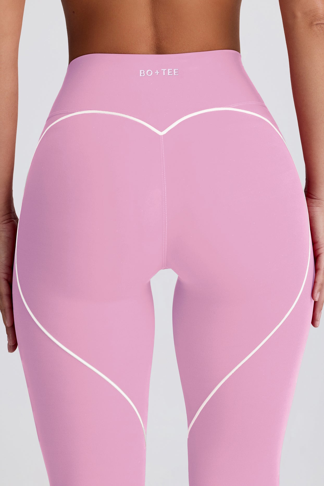 Soft Active Mid-Rise Leggings in Dusty Pink - 4