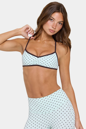Soft Active Low-Impact Sports Bra in Mint Chip