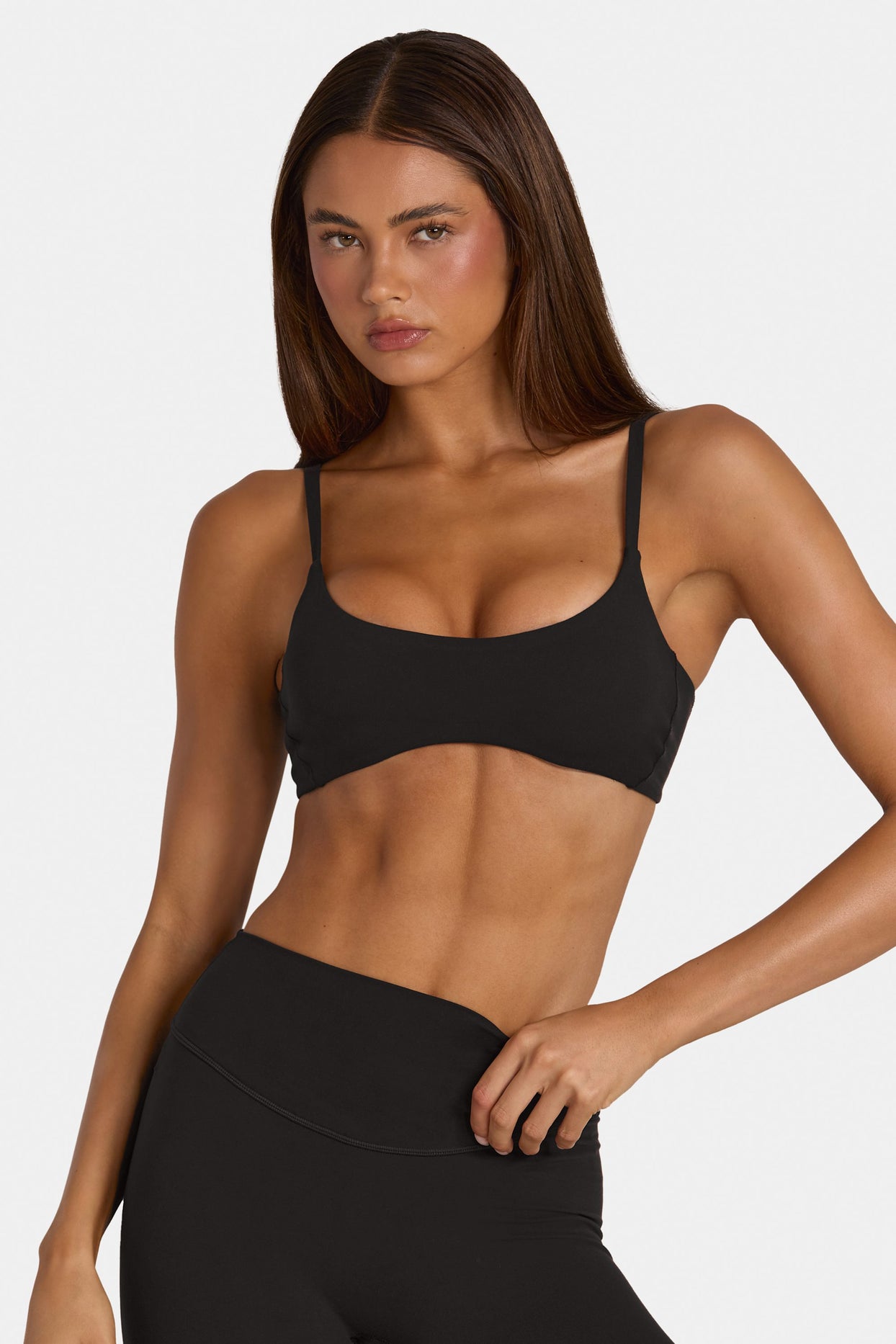 Soft Active Low-Impact Sports Bra in Black - 7