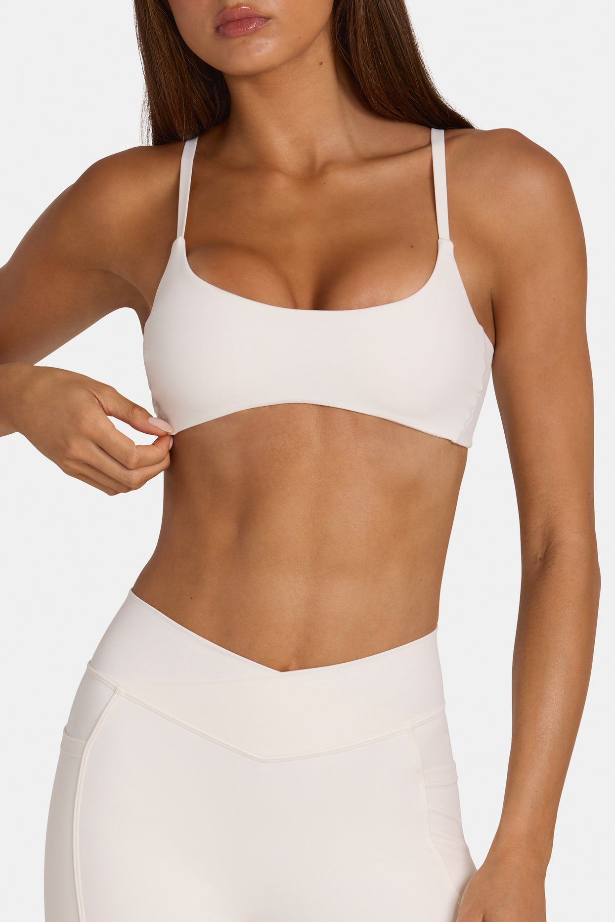 Soft Active Low-Impact Sports Bra in Coconut - 6