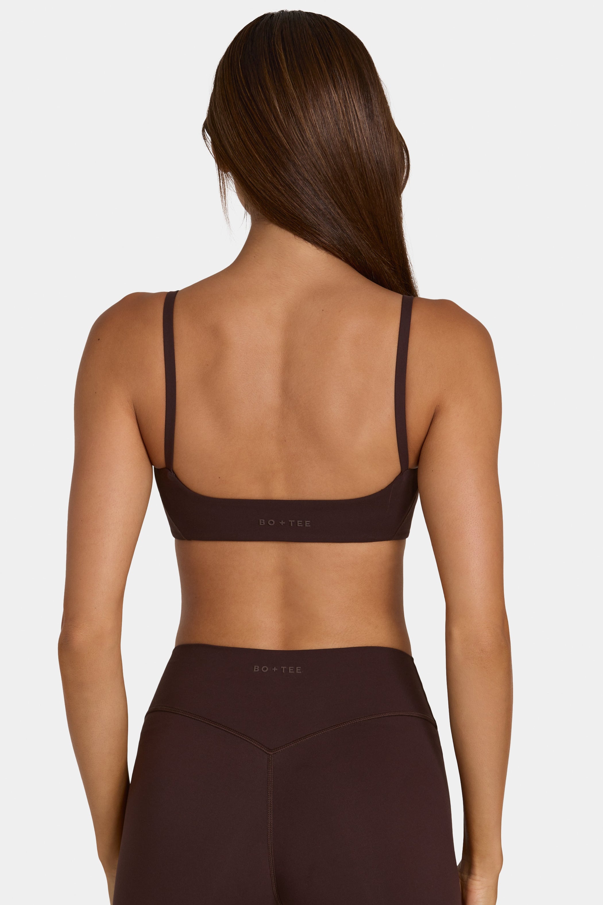 Soft Active Low-Impact Sports Bra in Espresso