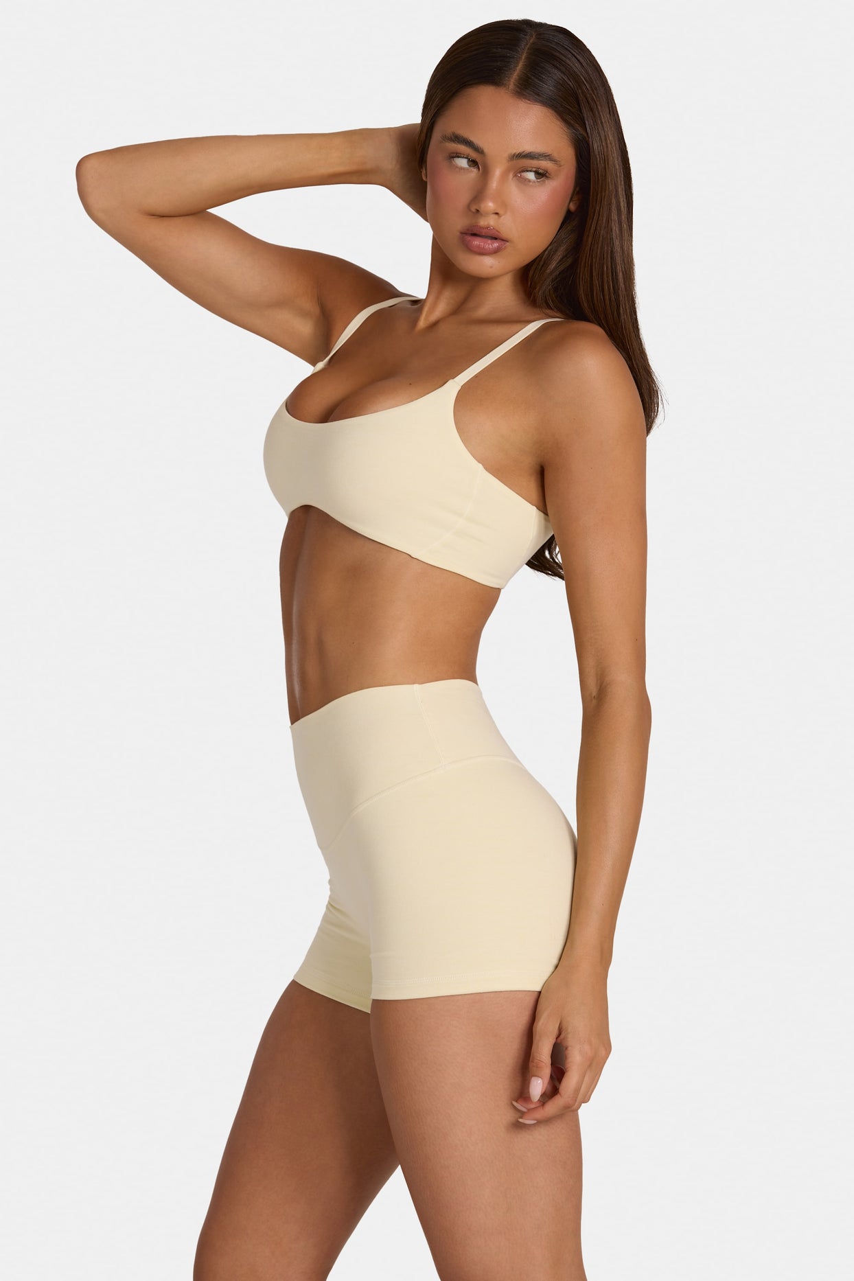 Soft Active Low-Impact Sports Bra in Lemon Marl - 5