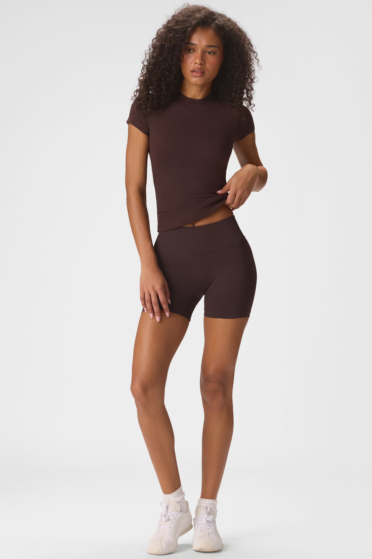 Soft Active T-Shirt in Espresso