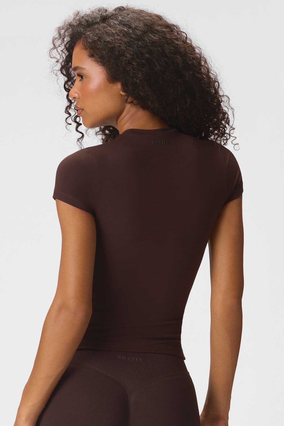 Soft Active T-Shirt in Espresso