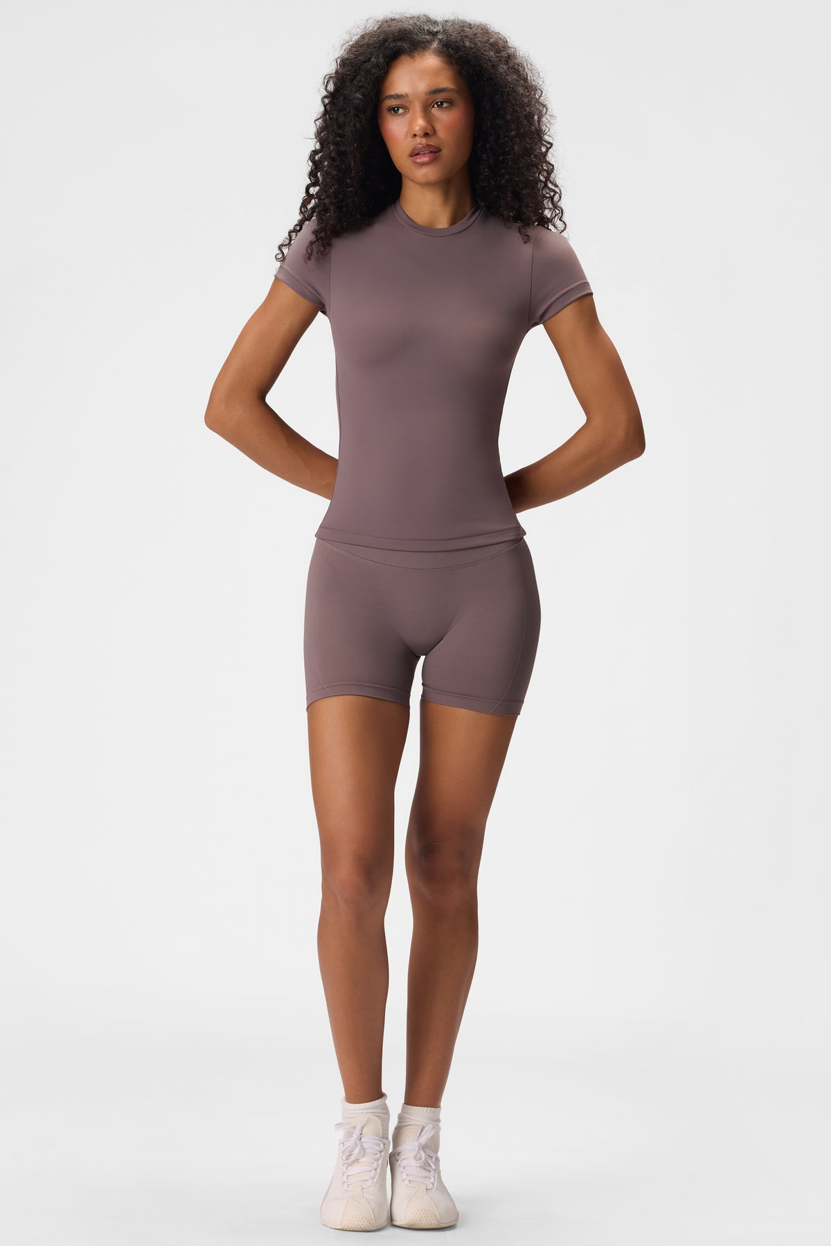Soft Active T-Shirt in Stone