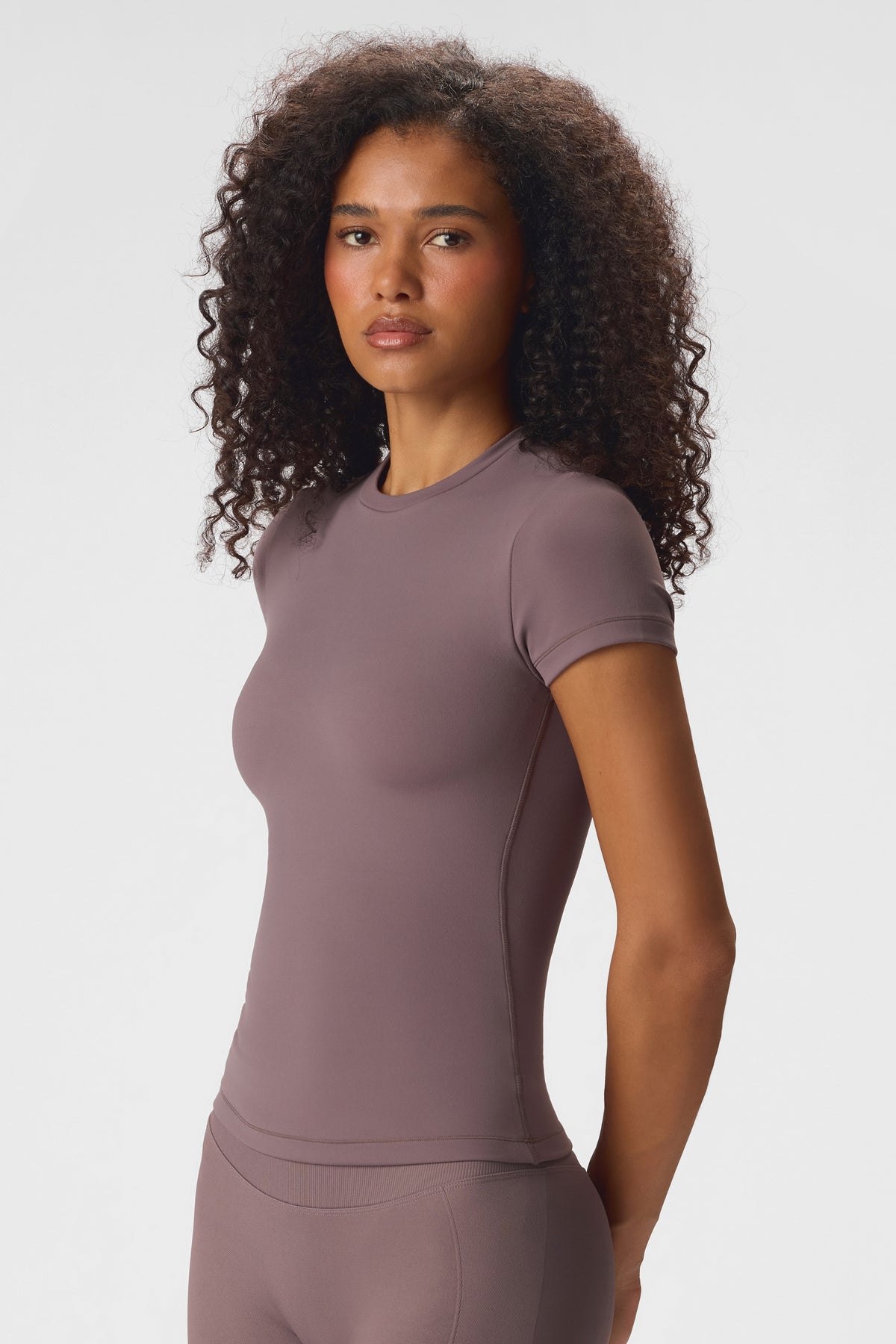 Soft Active T-Shirt in Stone
