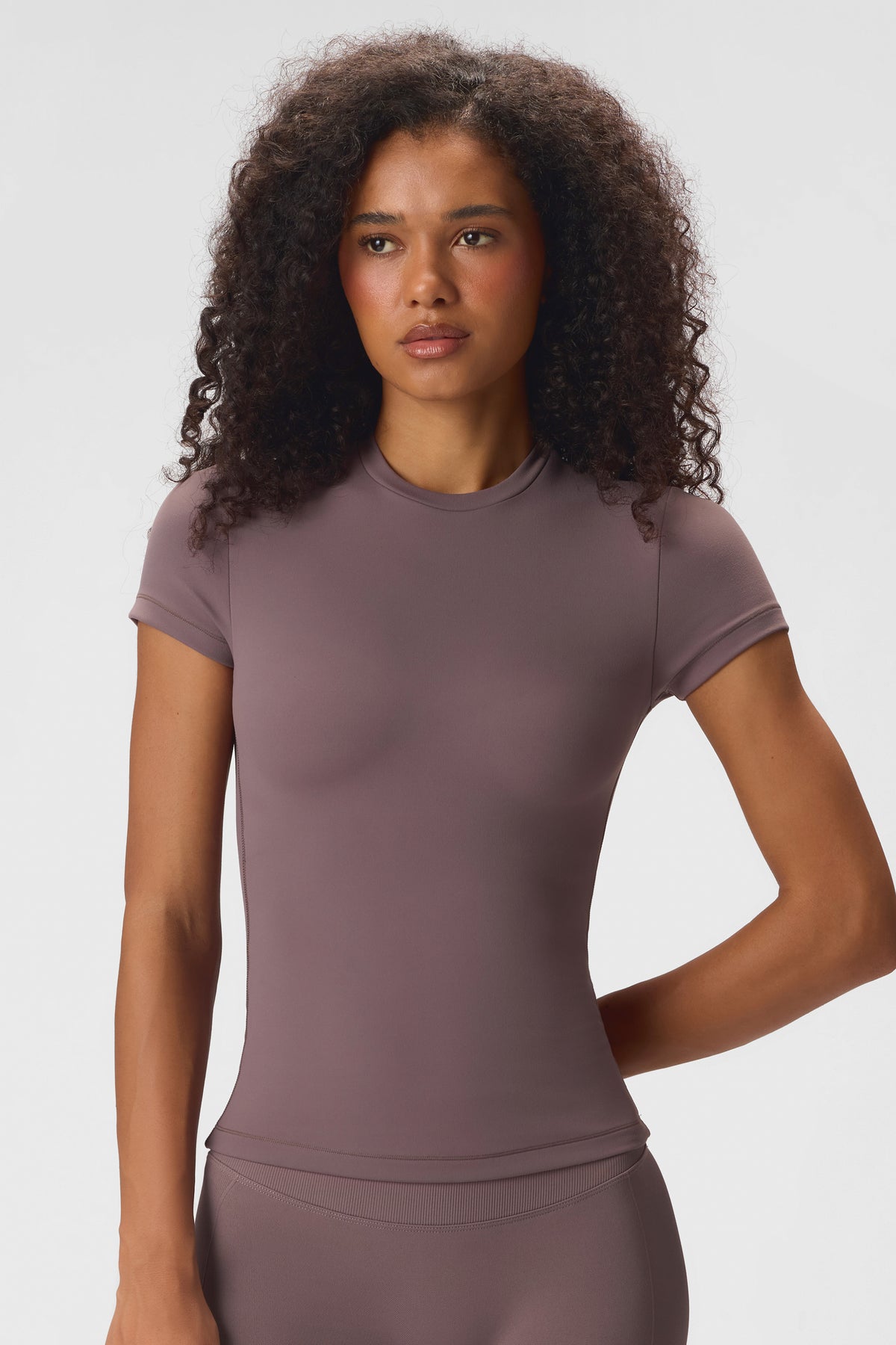 Soft Active T-Shirt in Stone