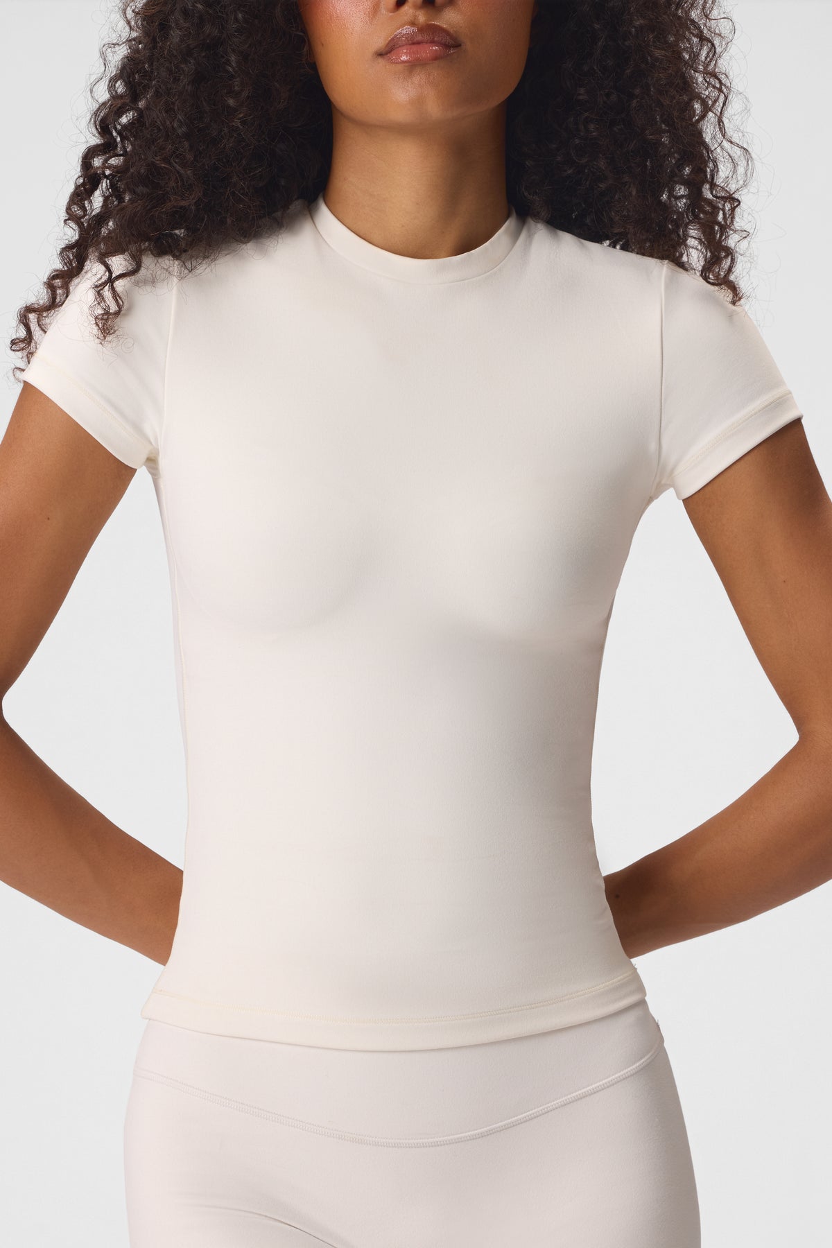 Soft Active T-Shirt in Vanilla