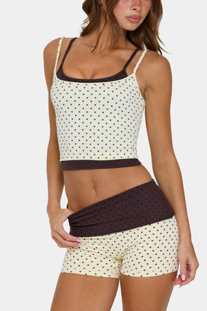 Soft Active Double-Layer Tank Top in Cookie Butter