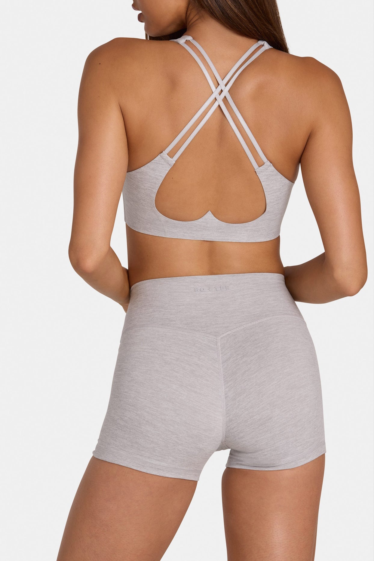 Soft Active Low-Impact Sports Bra in Grey - 4