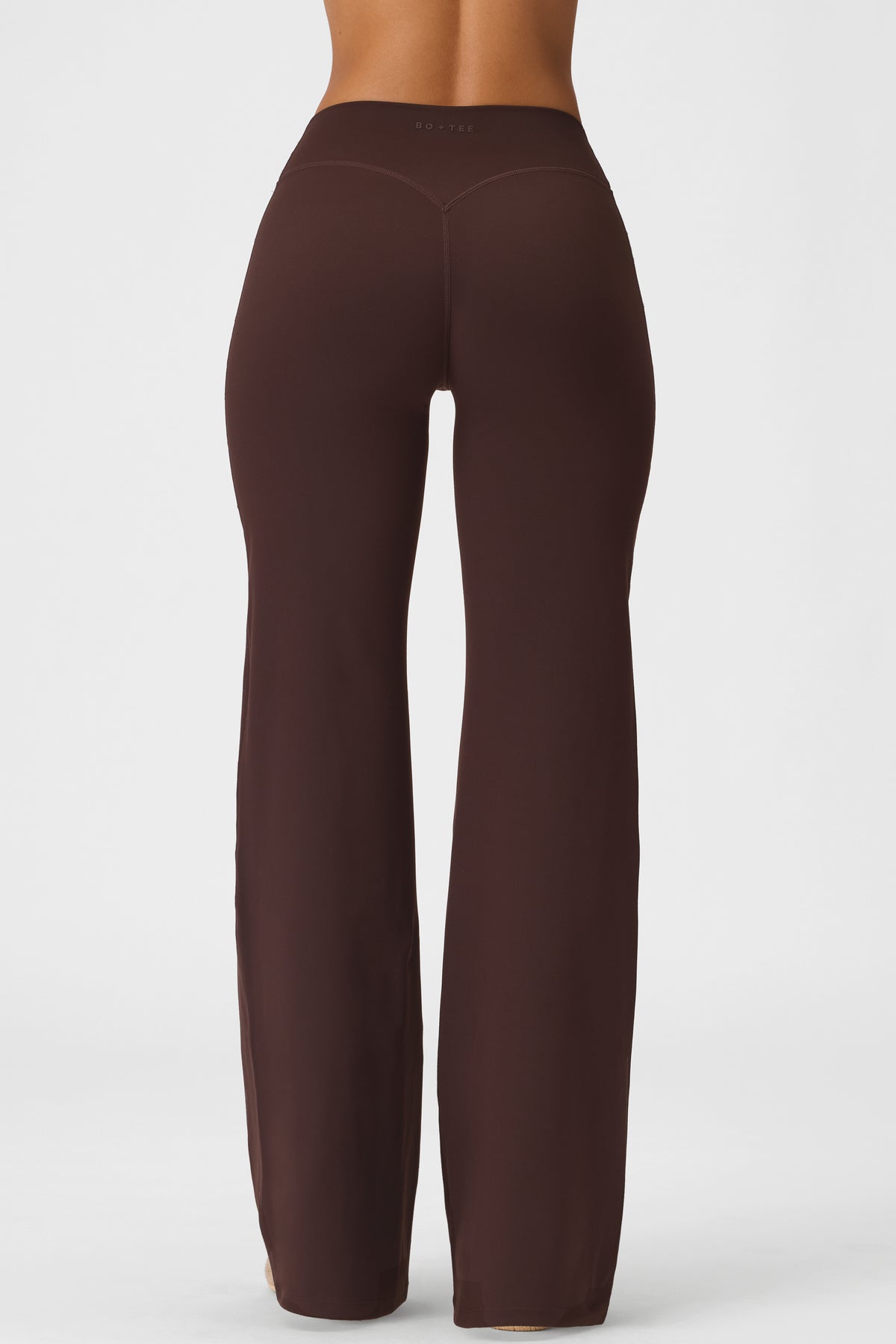 Soft Active Wide-Leg Trousers in Espresso
