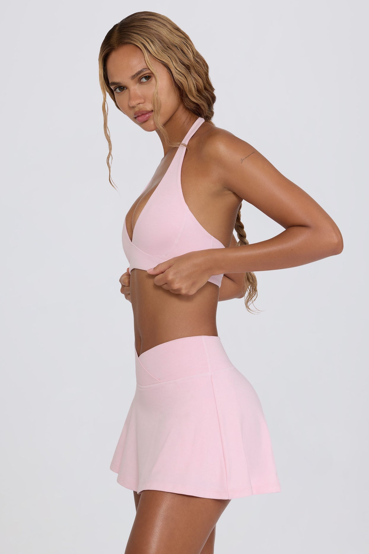 Soft Active Mini Skort in Bloom - 3