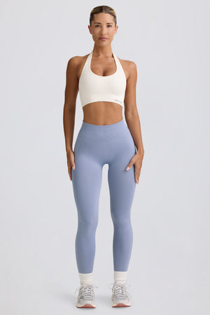 Define Luxe High-Waist Leggings in Blue Grey