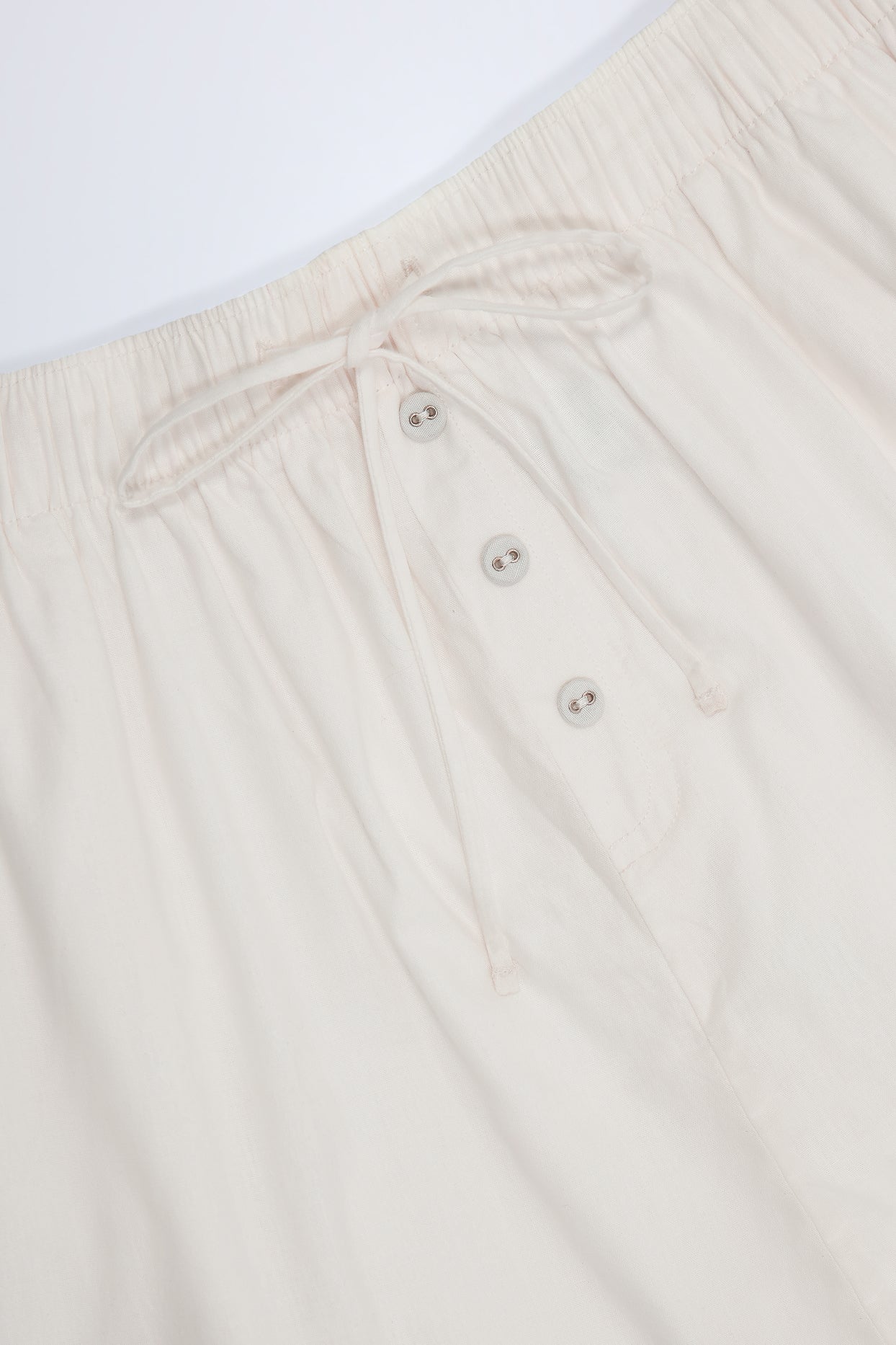 Tie-Front Cotton-Poplin Shorts in White - 11