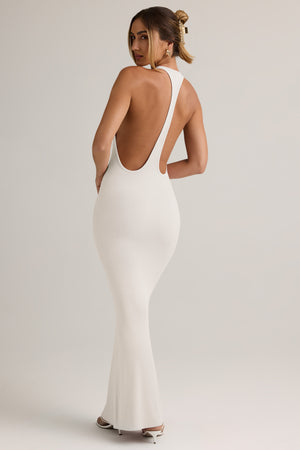 Modal Racerback Maxi Dress in White - XXL | Oh Polly Modal Racerback Maxi Dress in White - XXL | Oh Polly
