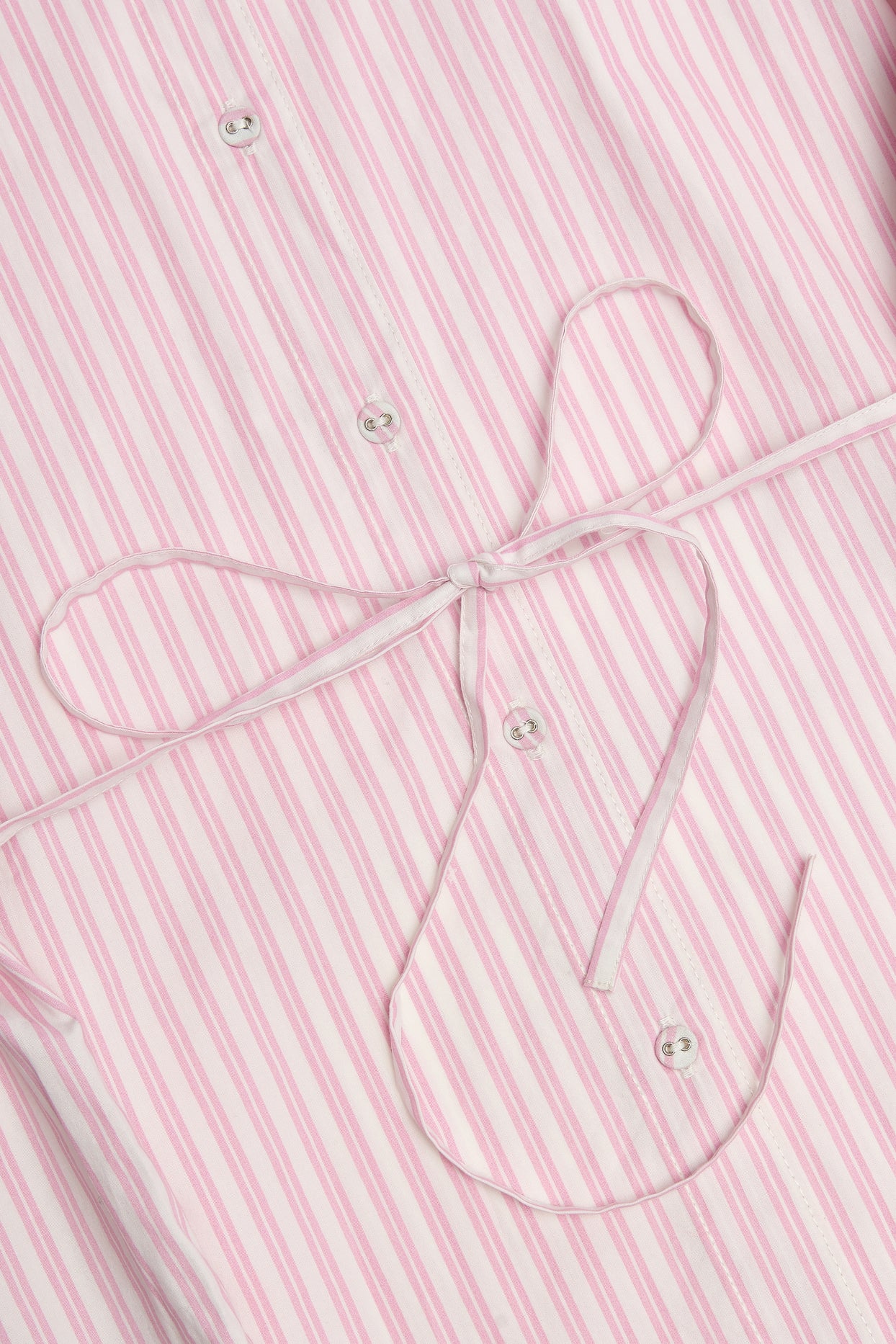 Oversized Shirt in Pink Stripe - 6