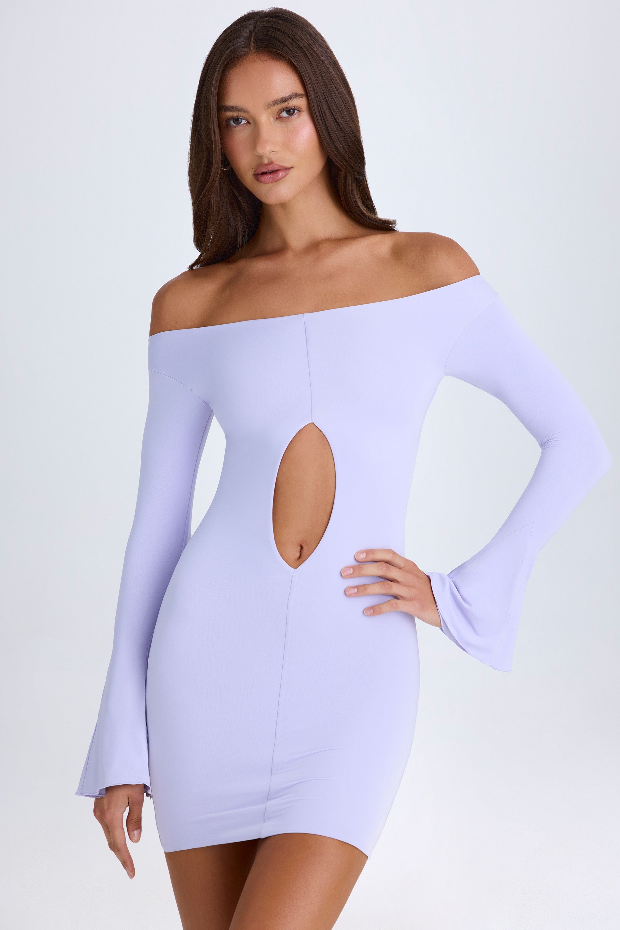 Oh polly lilac dress best sale