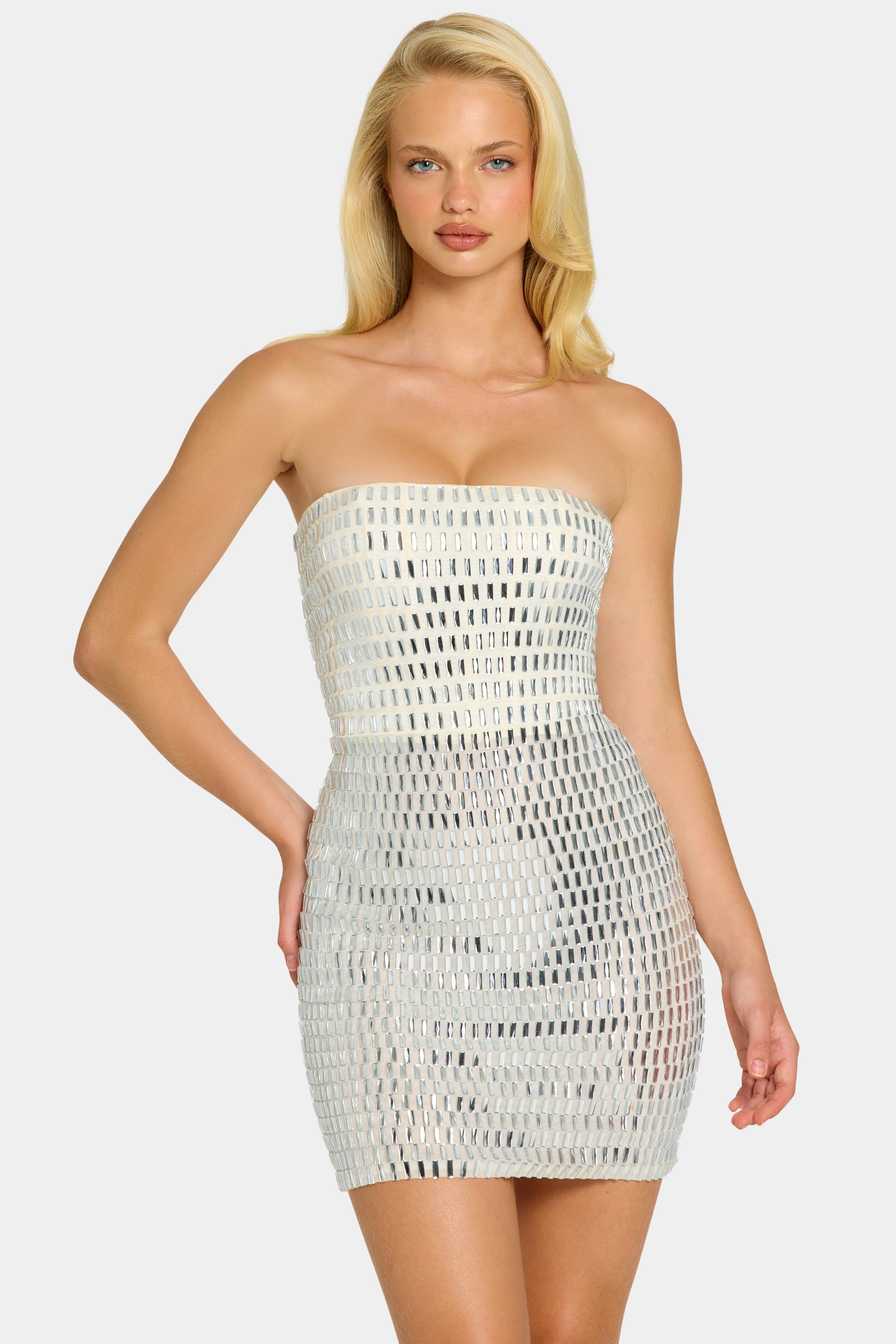 women denim mini dress Rhinestone Rodeo - Dark Wash, Medium | Hazel and Olive Whiskering and hand sanding parent Cocktail wedding guest dresses Size:15 1/2 32/33