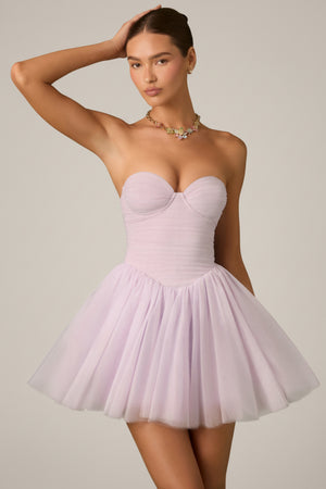 Tulle Corset Mini Dress in Lilac - 6 | Oh Polly Tulle Corset Mini Dress in Lilac - 6 | Oh Polly