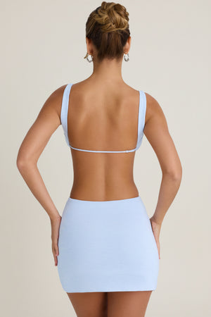 Gaia Cut-Out A-Line Mini Dress in Periwinkle Blue | Oh Polly Gaia Cut-Out A-Line Mini Dress in Periwinkle Blue | Oh Polly