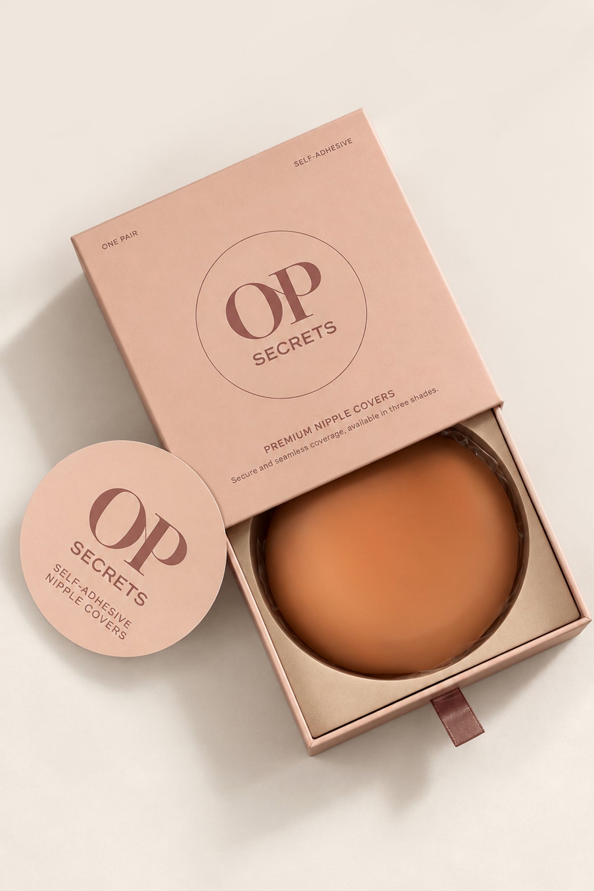 Nipple Covers in Chestnut