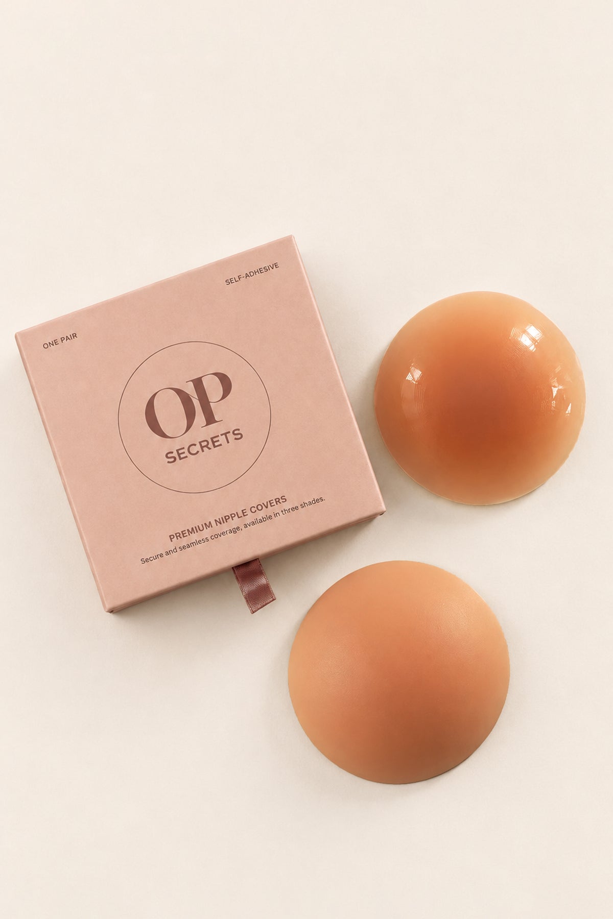 Nipple Covers in Chestnut
