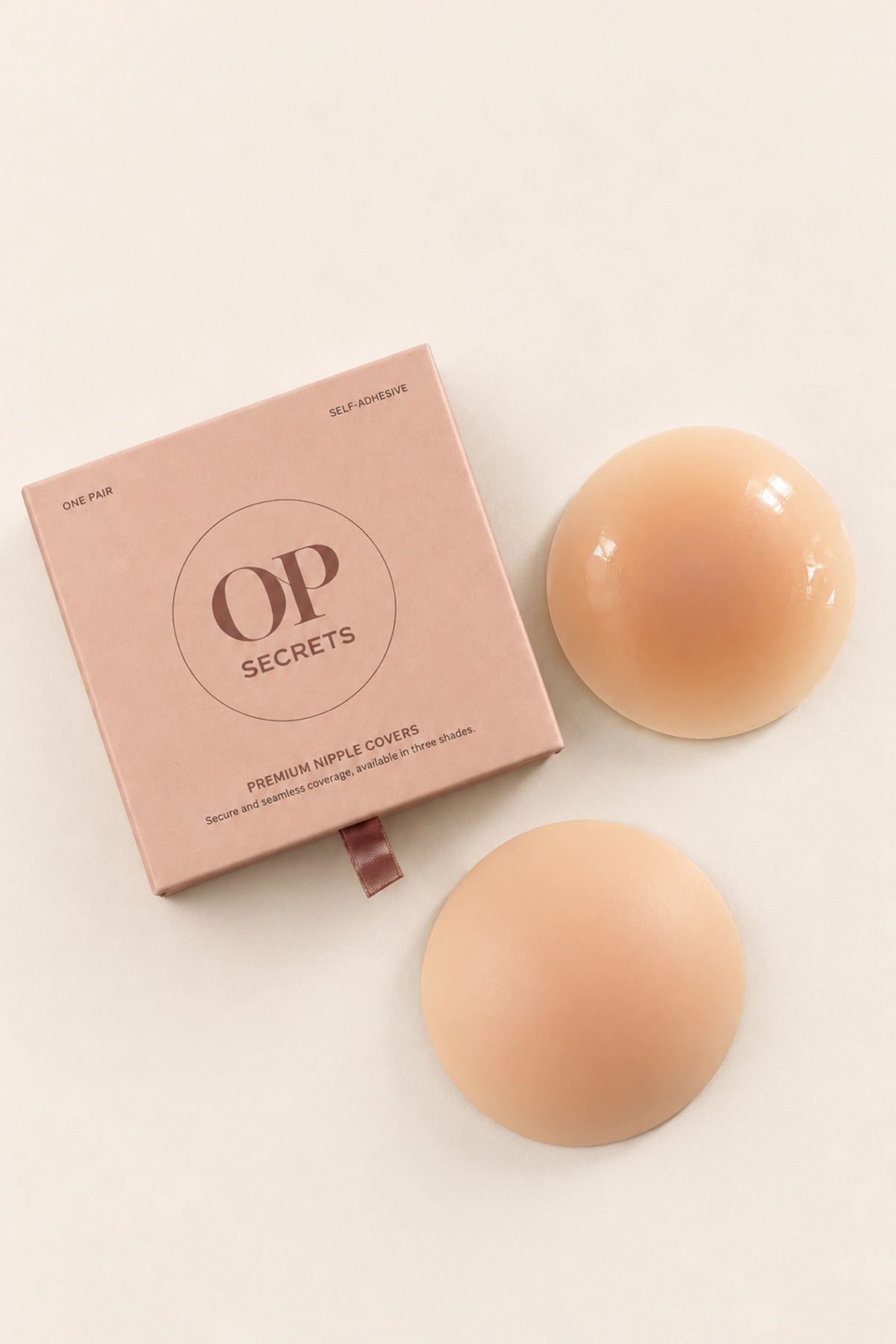 Nipple Covers in Warm Peach