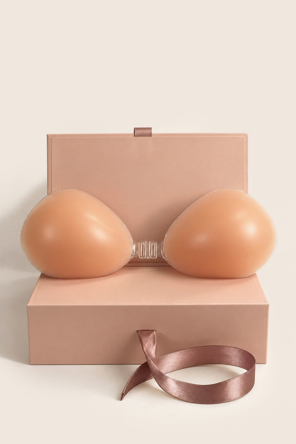 Stick On Backless Bra in Almond - 1