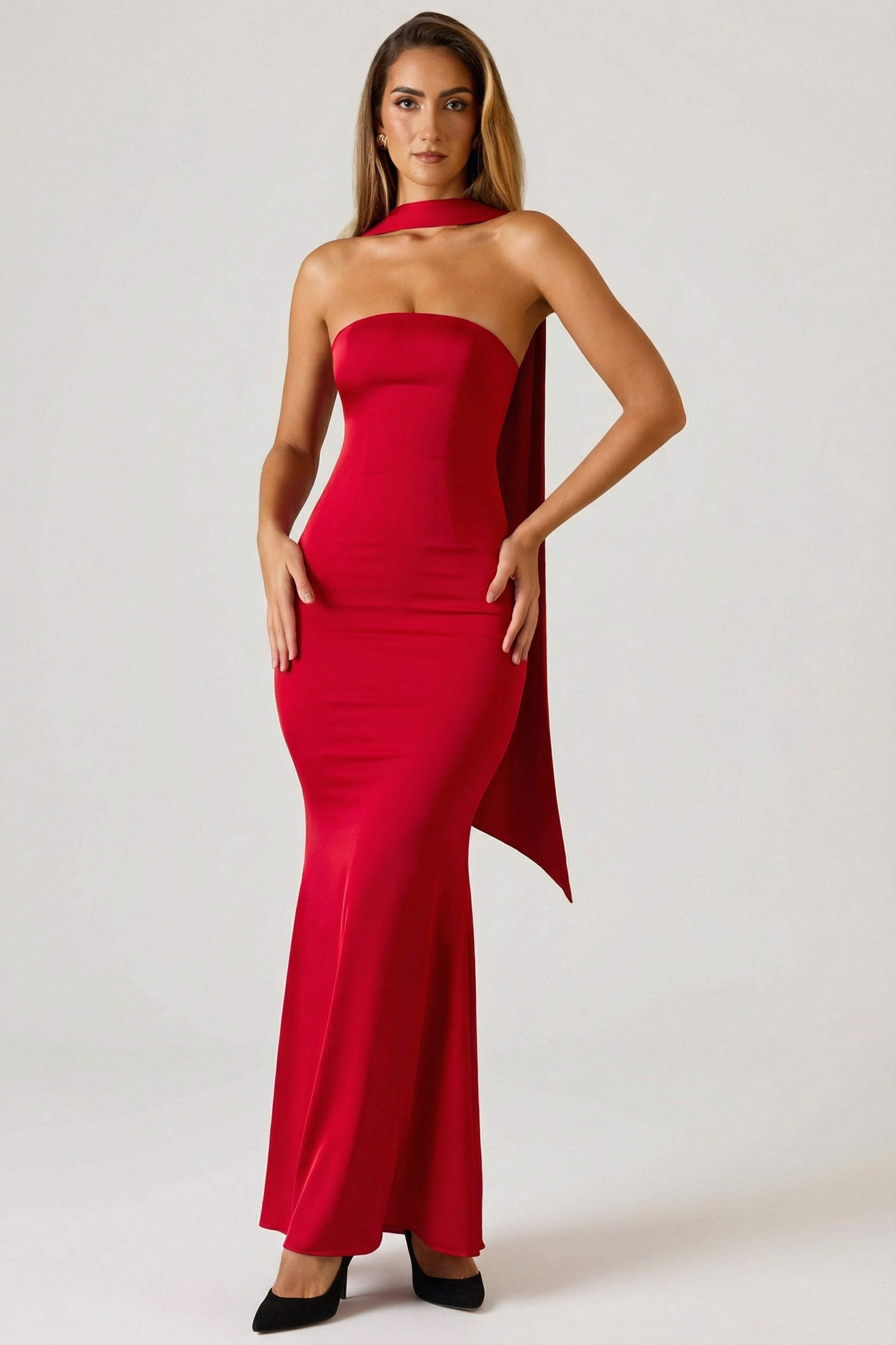 oh polly strapless dress Haisley Bandeau Structured Tulip Mini in Ivory Product code Oh Polly Green Strapless Embellished