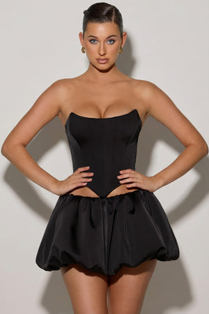 Marnie Bubble Hem Micro Mini Skirt in Black | Oh Polly Marnie Bubble Hem Micro Mini Skirt in Black | Oh Polly