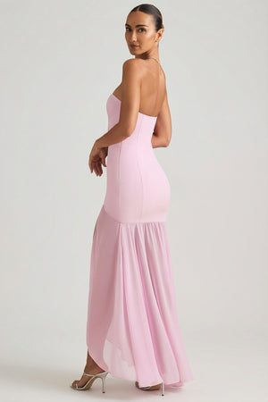 Juul Charging Device Melina Asymmetric Strapless Fishtail Maxi Dress in Soft Pink Juul Charging Device Melina Asymmetric Strapless Fishtail Maxi Dress in Soft Pink
