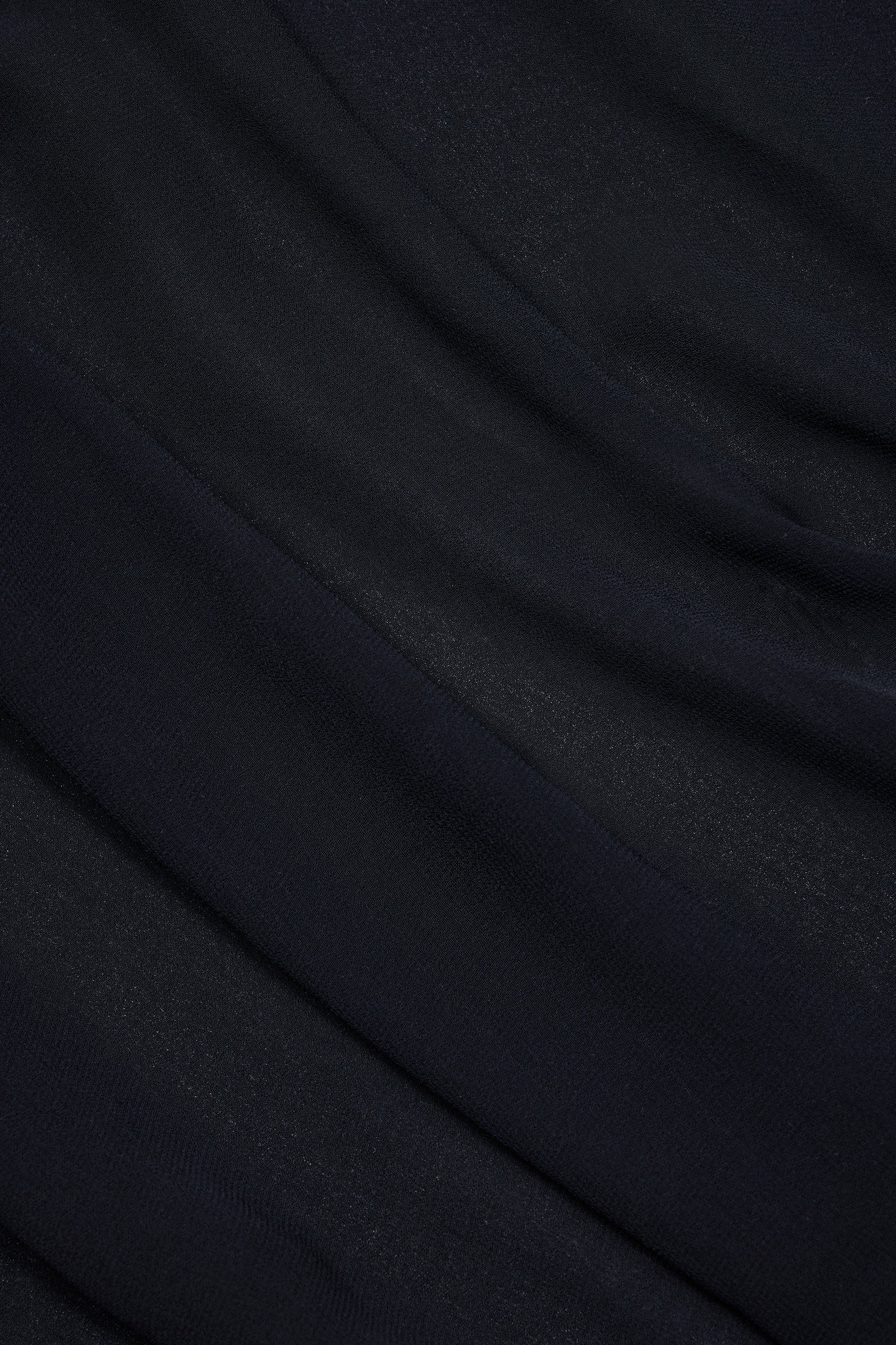 Cowl-Neck Mini Dress in Black