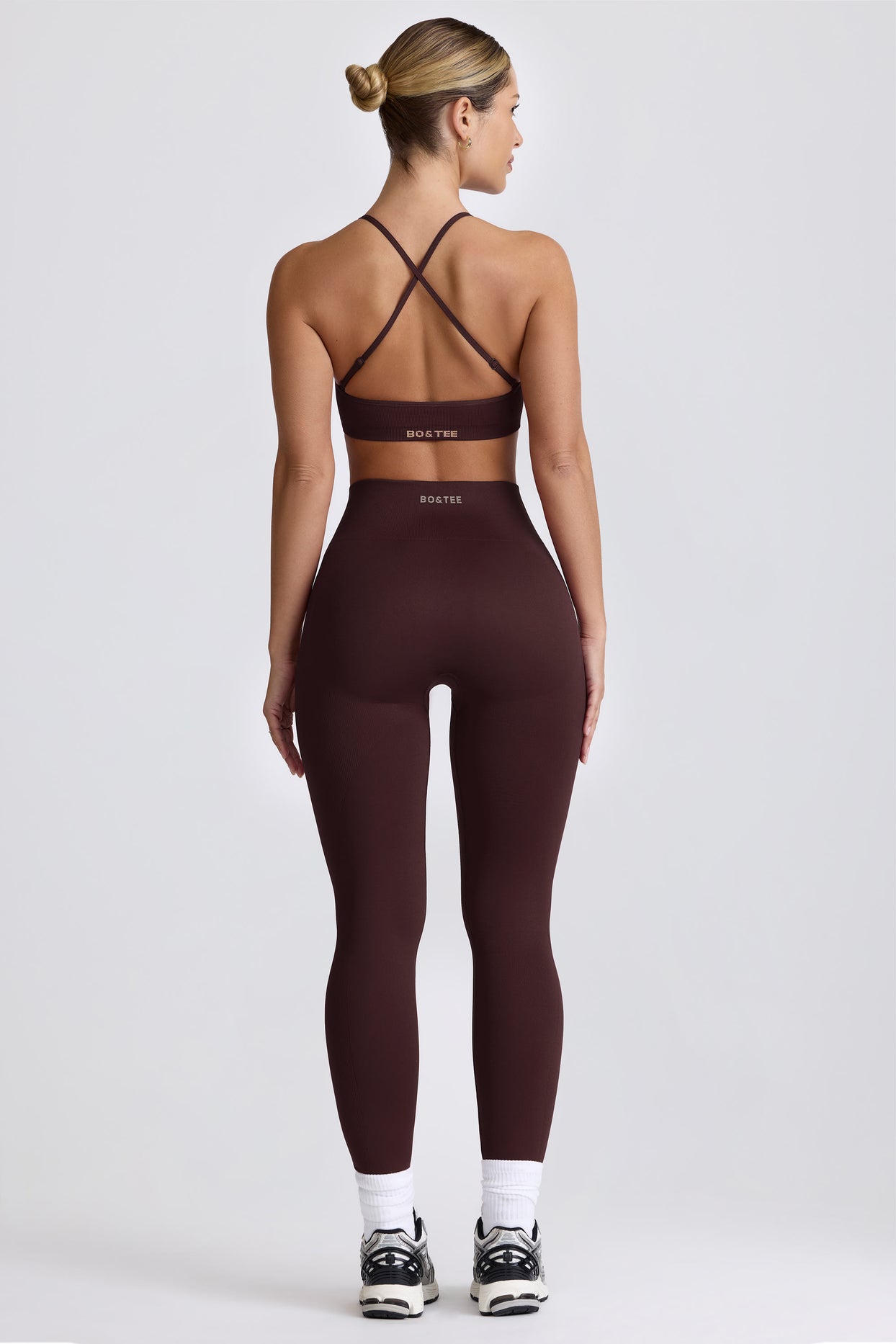 Super Sculpt Seamless Leggings in Chocolate - 3
