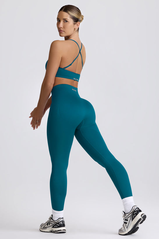 Super Sculpt Seamless High-Waist Leggings in Teal