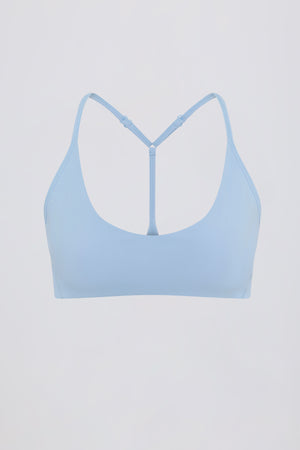 Soft Active Racerback Sports Bra in Sky