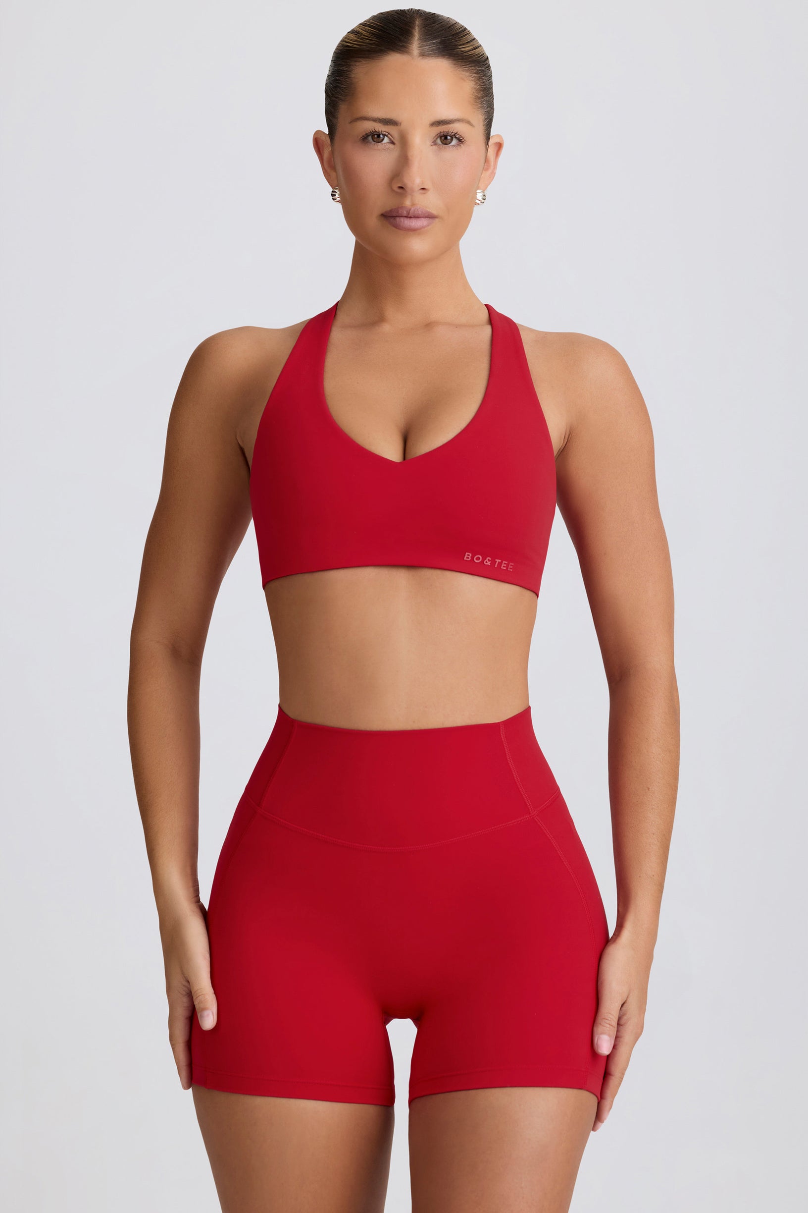 Soft Active Low-Impact Sports Bra in Hot Red - 2