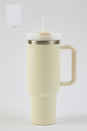 Stainless Steel Water Bottle in Cream
