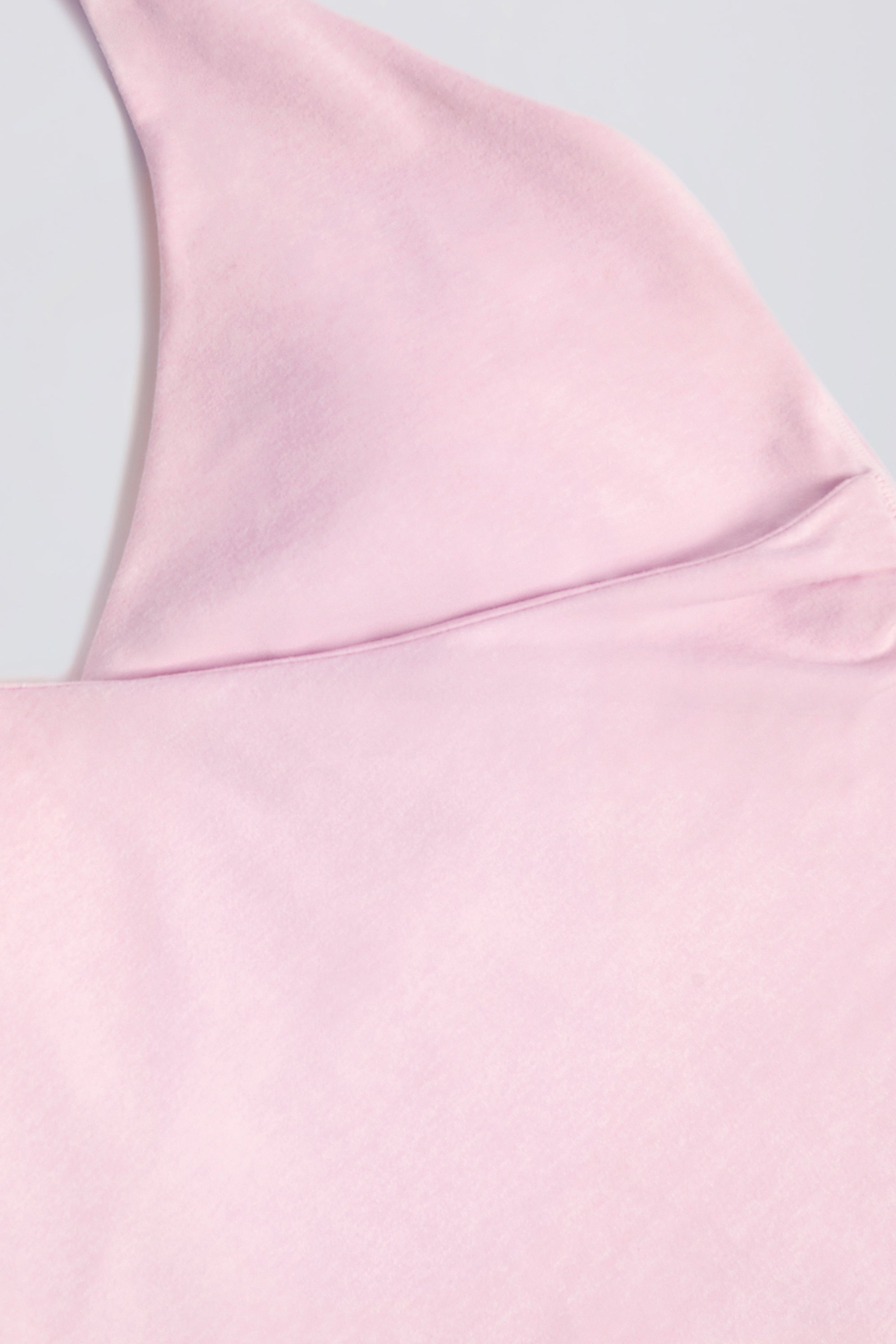 Halterneck Open-Back Tank Top in Bloom