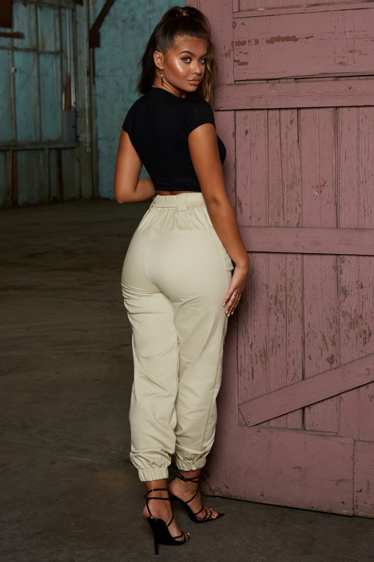 Reporting For Duty High Waisted Cargo Trousers – Oh Polly US